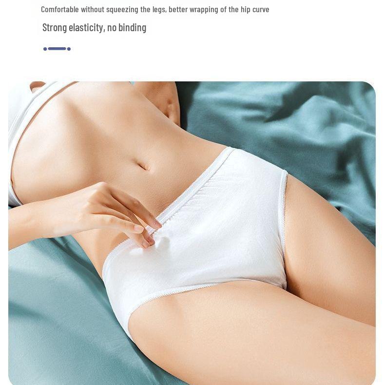 Damen Einweg-Baumwollunterwäsche: Umstandsmode & Wochenbett, Ideal für Reisen, Pflegeleicht, Für den täglichen Gebrauch.