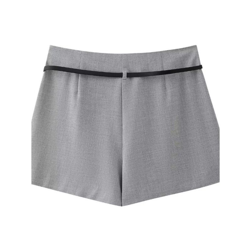 Fashion Style 2024 Spring New Arrival Women's High Waist Versatile Slimming with Belt Wide Pleated Culottes 1971022 803