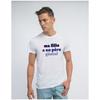 Men's T-shirt - My Little Tribe - 'my Daughter Has an Awesome Dad' - White - Organic Cotton - Short Sleeves