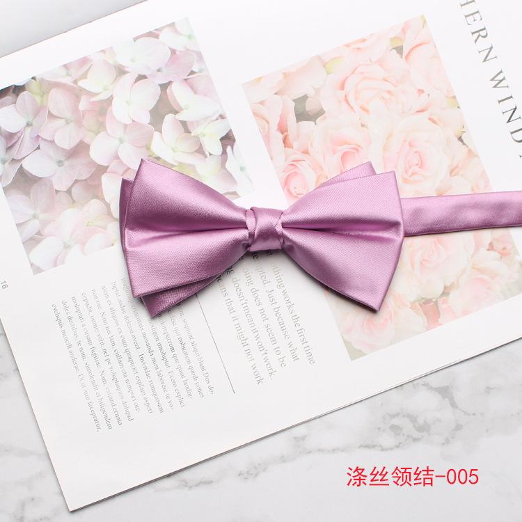 Solid Color Bow Tie, Men'S And Women'S Banquet Performance, Suit, Shirt, Dress, Double Bow.