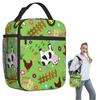 Bauernhof Kuh und Traktor Isolierte Lunchtasche für Damen Kinder Tragbare Lebensmittelboxen Thermische Lunchbox Tragetasche