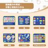 Montessori Toy Busy Board Cloth Book 8 Pages Felt Toy Finger Training Educational Toy Developmental Toy Stringing Toy Washable Birthday Gift Ages 1-7