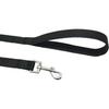 Nylon Training Dog Leash for Small Medium Large Dogs, 15ft 20ft 30ft 50ft Long Puppy Lead for Obedience Recall Training, Camping (20ft, Black)