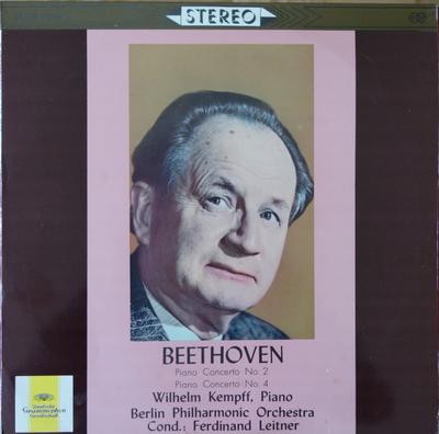 LP Record WILHELM KEMPFF .BERLIN PHILHARMONIC Piano Concerto No. 2 Piano Concert SLGM1083 DEUTSCHE GRAMM Japan Obi Classical Used