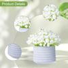For Small Fake Plant Decorative Modern Table Centerpiece Gypsophila Artificial Flowers For Indoor Home Office Farmhouse Bathroom