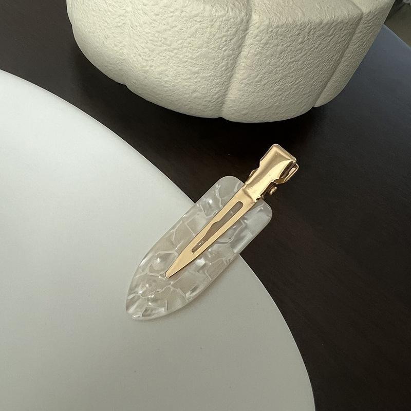 2/3/4/6 pezzi fermagli per capelli in acetato per trucco coreano moda oro bianco glitter per capelli copricapo ragazze donne accessori per capelli