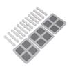 12Pcs Screen Window Clips Home Windows Mounting Buckle for Fly Screen Insect Protection