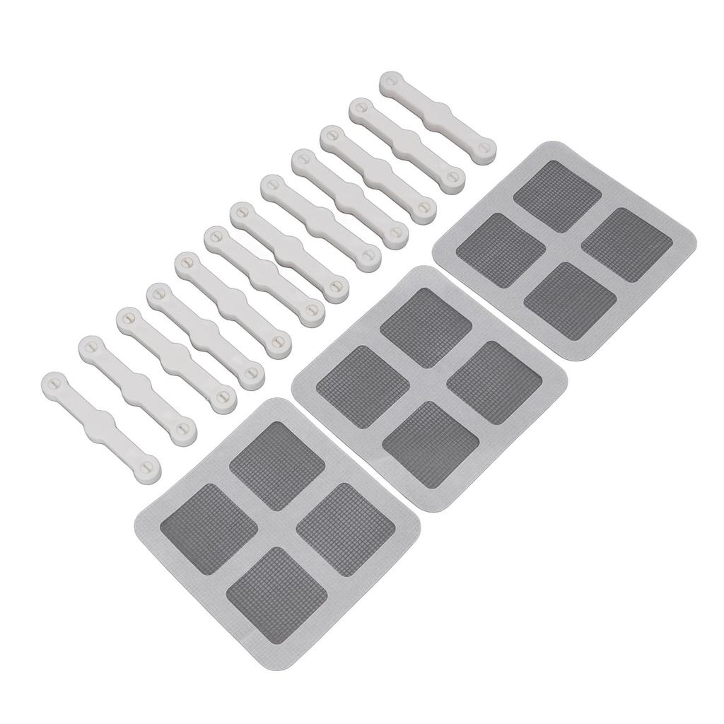 12Pcs Screen Window Clips Home Windows Mounting Buckle for Fly Screen Insect Protection