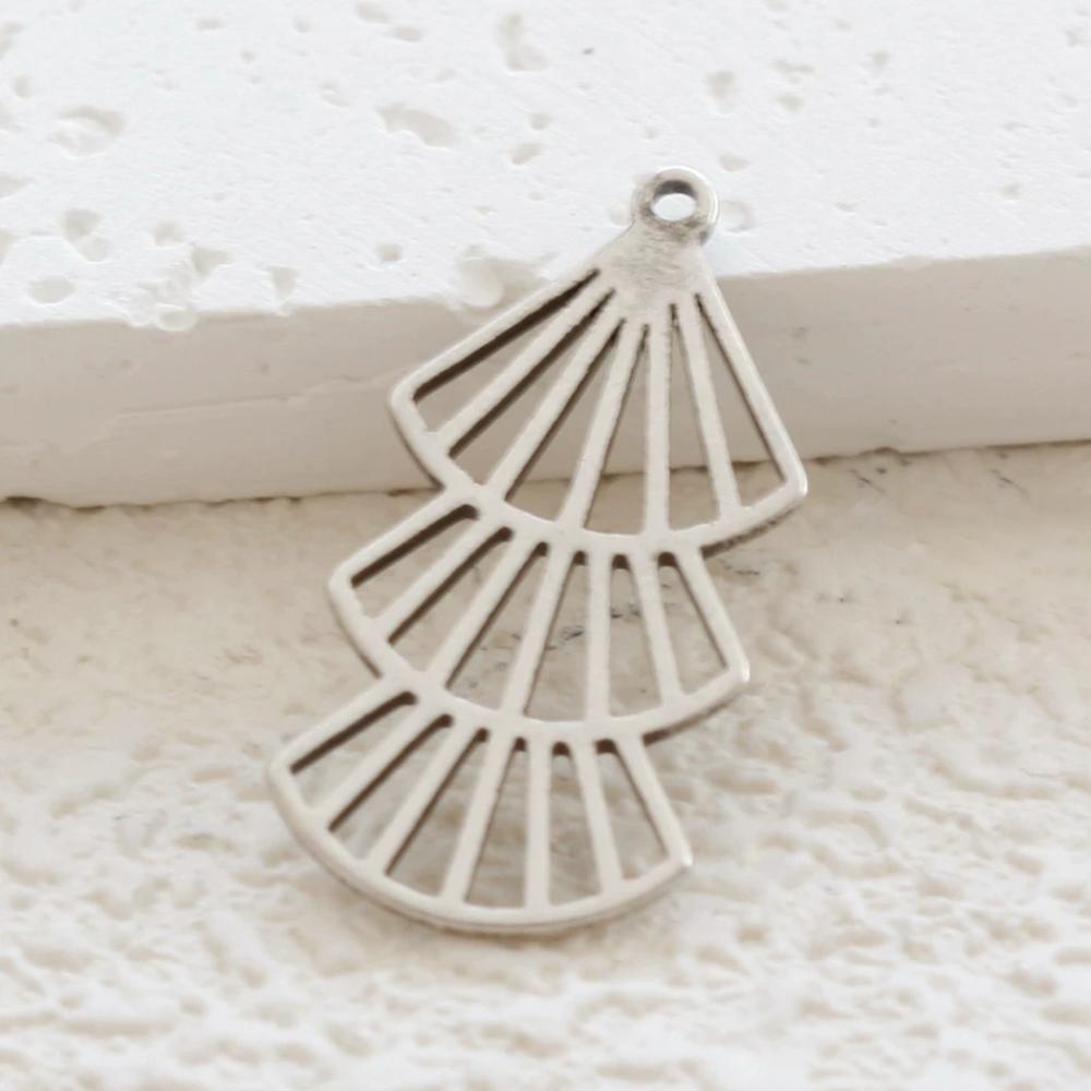 Top Loop DIY Jewelry Charms Geometric Shape Hanging Connector DIY Jewelry Kit Bracelet Making