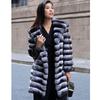 Women's Hooded Imitation Mink Fur Winter Coat – Thick, Warm, Casual Mid-Length Windbreaker