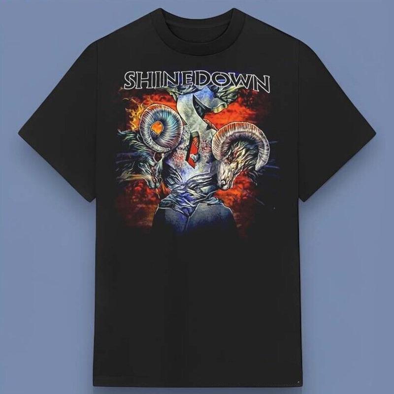 Shinedown Enemies Tour T shirt Gift for Friend Size S 4XL