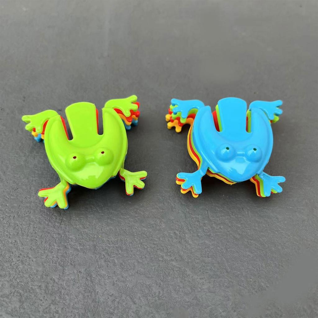 Barn hoppande hoppande groda Leksak för pojkar/flickor Fingerpressande Födelsedagspresenter för inomhus-/utomhustillbehör