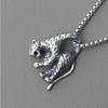 New Hip Hop Jewelry Titanium Steel Necklace Leopard Titanium Steel Pendant Pendant