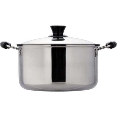 Wahei Freiz NR-7735 Stainless Steel Double-Handled Pot with Strainer, IH Compatible, 26cm, by Nabeya Daisaku