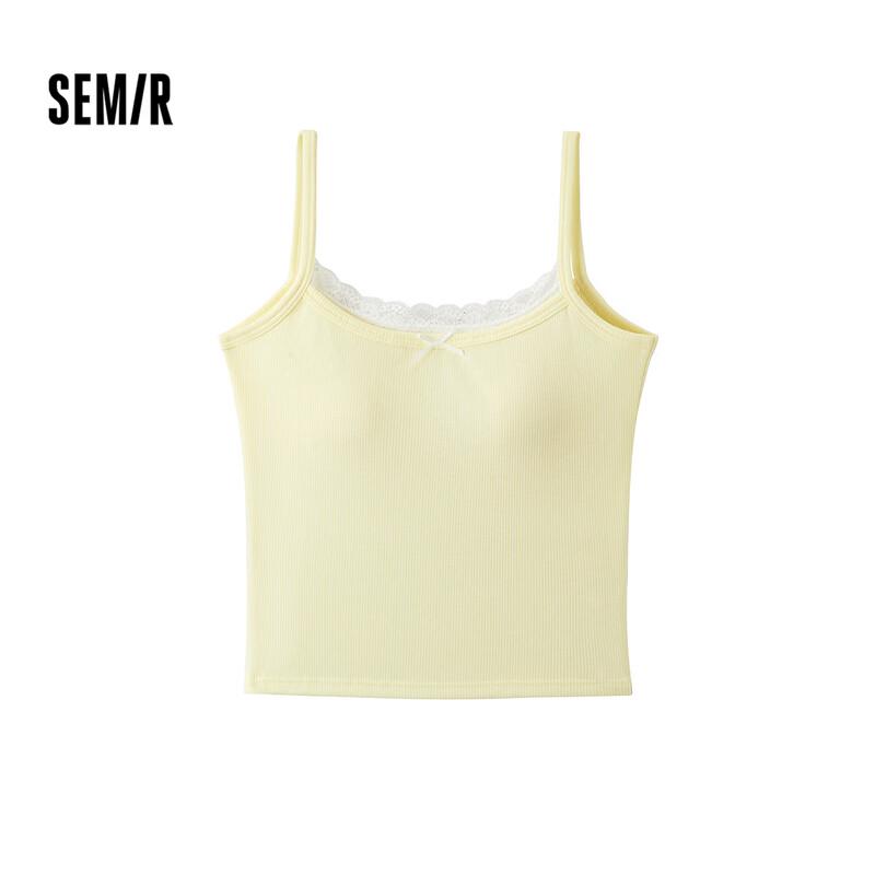 Semir Women s Lace Trim Camisole Tank Top S