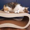 Leon cat scratching post | white | 78x28x24 cm | MruuPruu