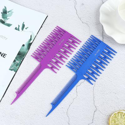 Barvení Comb Tail Pro-Hair Highlighting Hřeben Weaving Cutting Combs Kadeřnictví