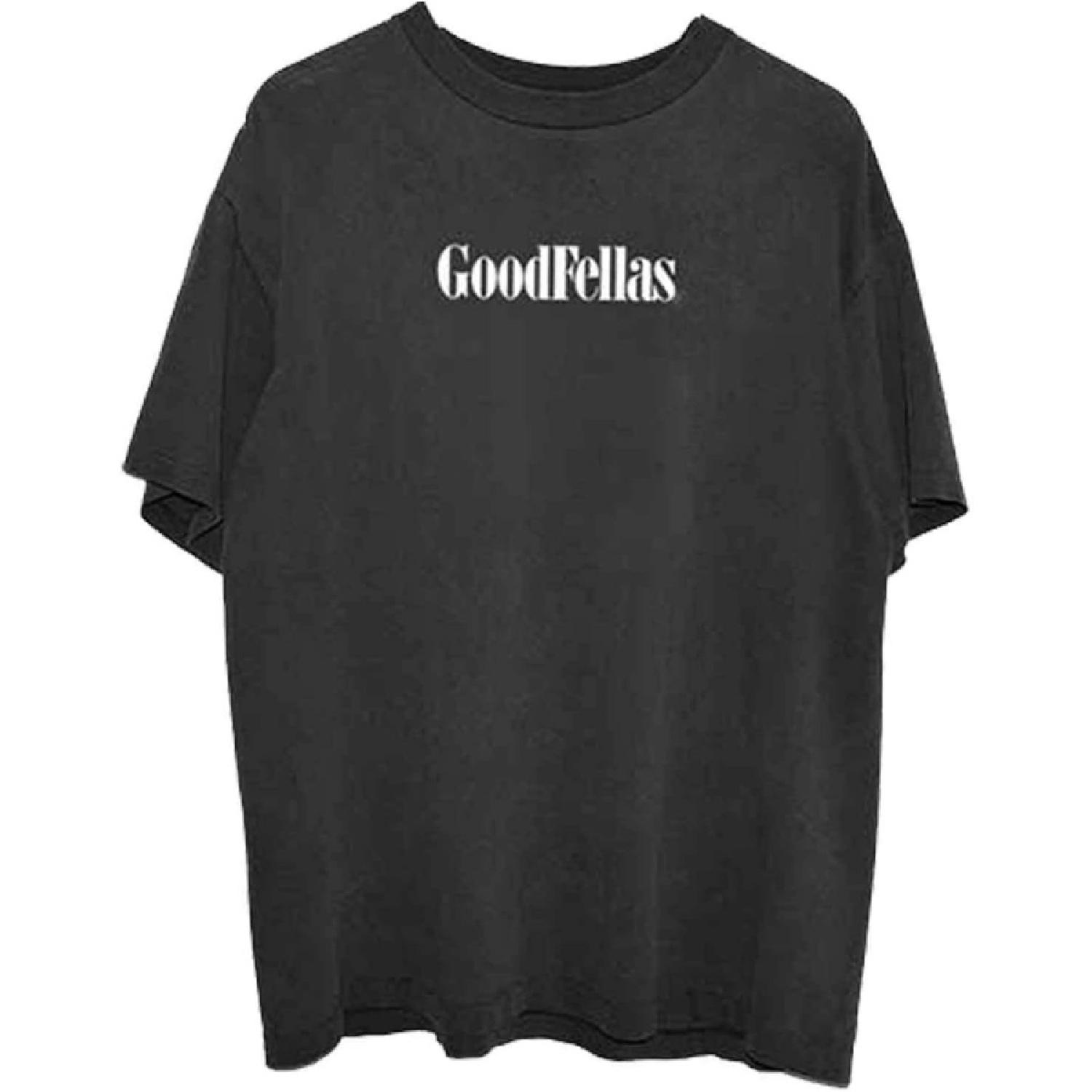 

Goodfellas T Shirt Henry Suit Movie Logo Back Print New Official Mens Black XXXXXL чорний
