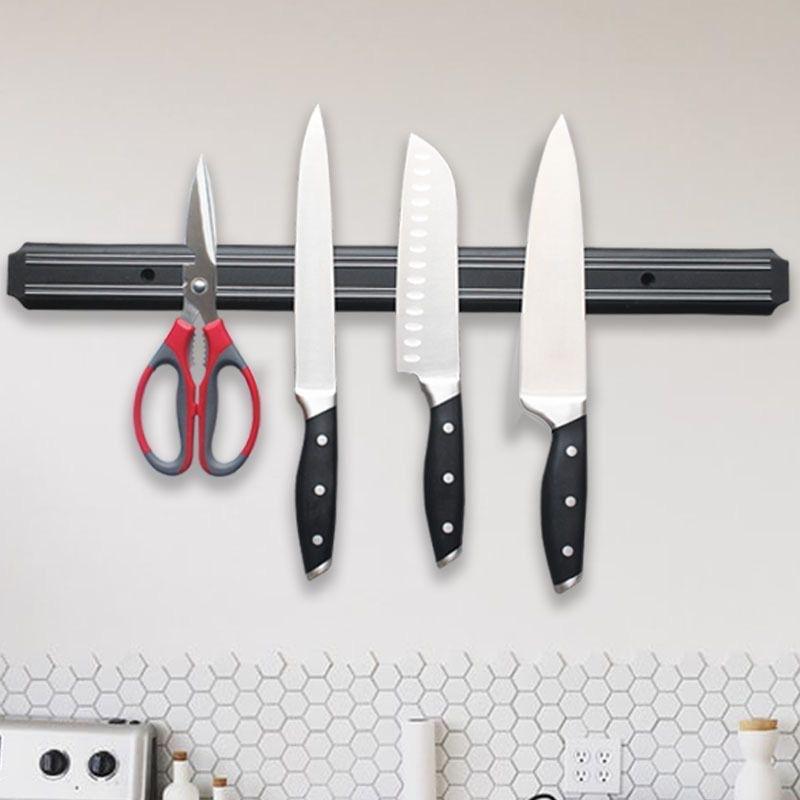 Magnetic Knife Strip Scratch Proof Strong Suction No Drill Easy Install for Home Kitchen Housewarming Gift Cutlery Storage