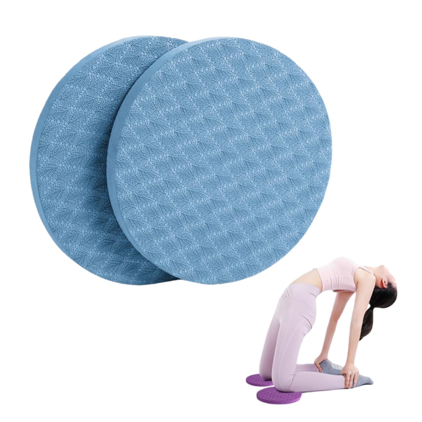 [Set of 2] Compact circular training pad for knee/elbow pads