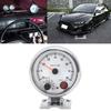 Tachometer 12V for 4/6/8 Cylinder Gasoline Vehicles, 0-8000 RPM, 3.75in, 7 Color Background Lights, Chrome Bracket, White Face