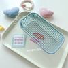 Simple Cry Iron Art Storage Basket Office Desktop Miscellaneous Items Organizer Box Korean Sle Pure Color Home Storage Basket