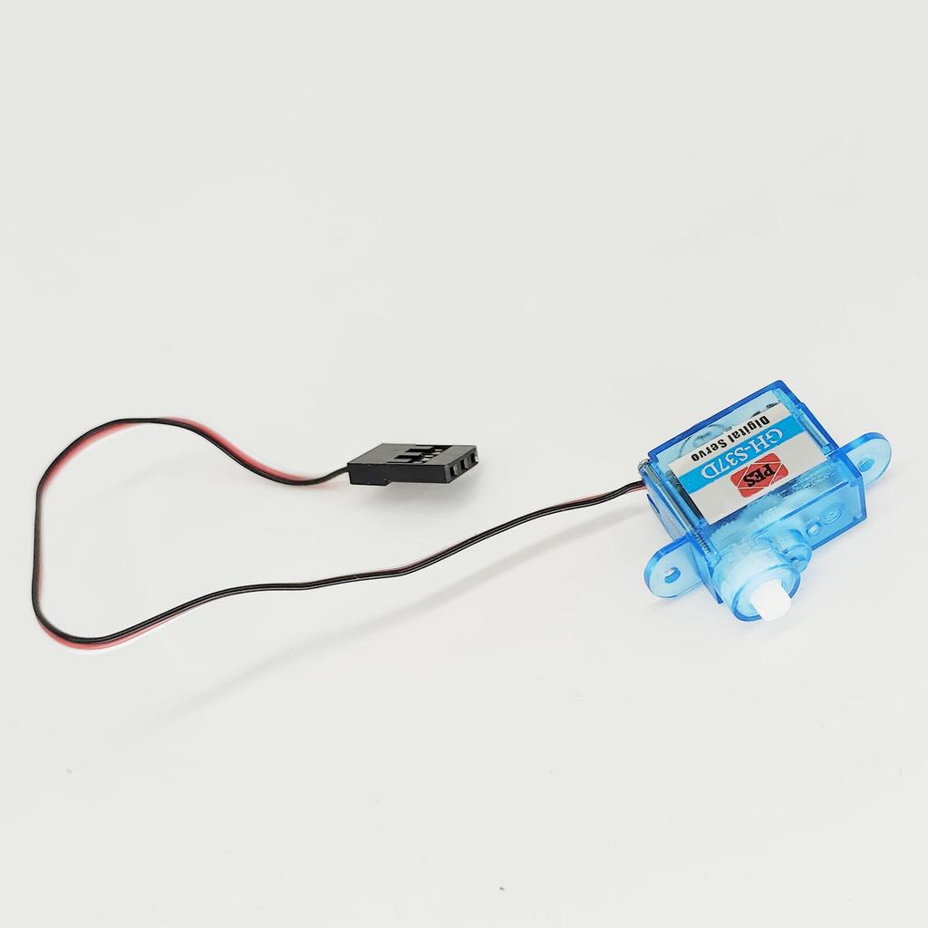 2pcs Mini Servo, RC Servo 3.7g Servo 4.3g Gh-S37d for Aero Modeling DIY Robot Rcmall Servo