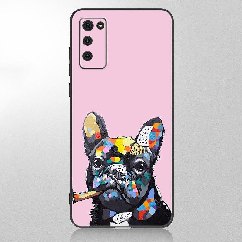 

Чехол с милым тигровым французским щенком для Samsung Galaxy A12 A02S A22 A32 A52 A72 A71 A51 A41 A31 A21 A11 A50 A70 A10S A20S Samsung A72