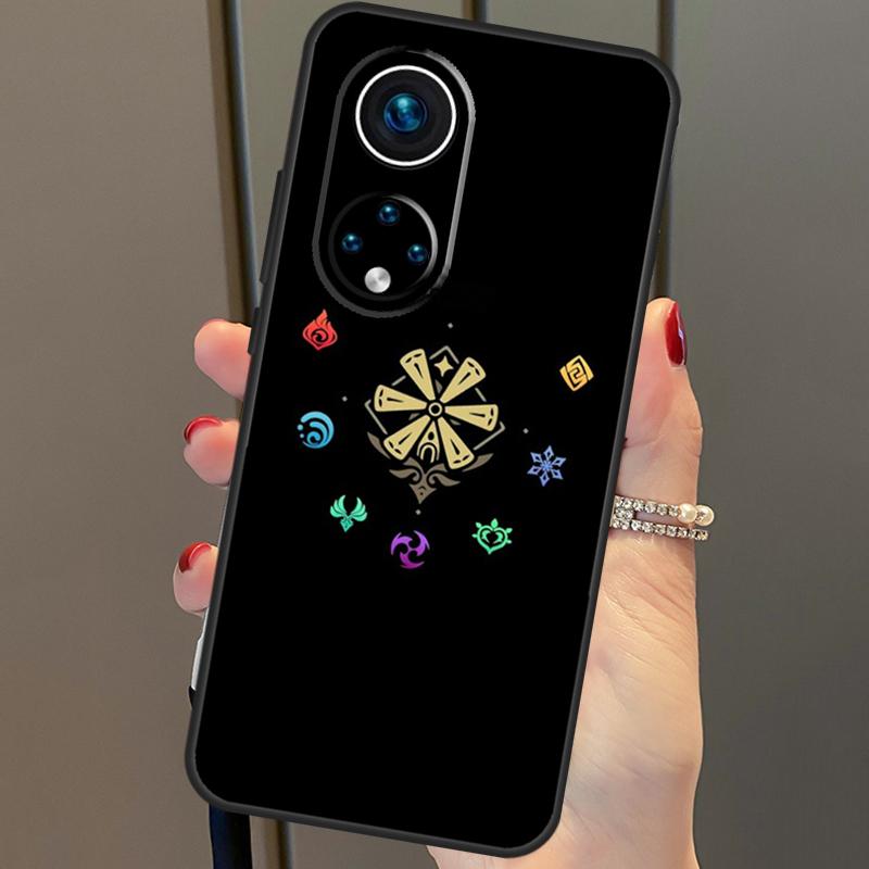 Genshin Impact Elements Cover For Honor 90 70 50 Magic 6 Pro Magic 5 Lite Honor X6a X7a X8a X9a X8b X9b X8 X9 Case