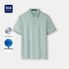 HLA Herren kurzärmeliges mercerisiertes Poloshirt