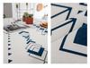 Bohemian Cotton Linen Tablecloth with Tassels – Ethnic Style, Waterproof & Oilproof, Wash-Free Rectangular Design