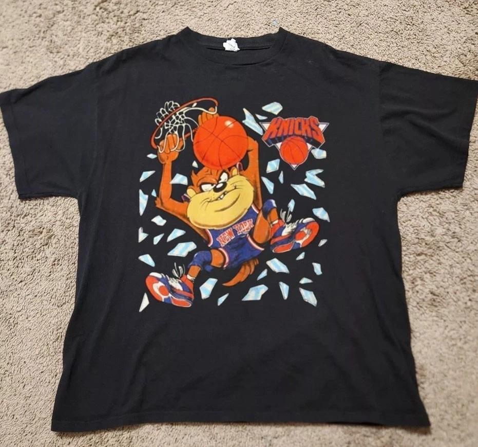 Vintage 90s NBA New York Knicks Looney Tunes Shirt Men Women S-5XL Unisex T-Shirt XL