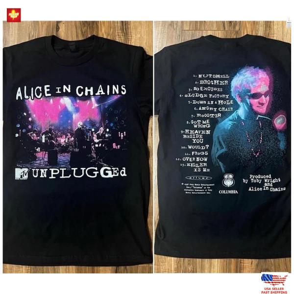 Alice In Chains MTV Unplugged Two Sided Remake T-Shirt NH22149 HOT TREND Unisex T-Shirt M