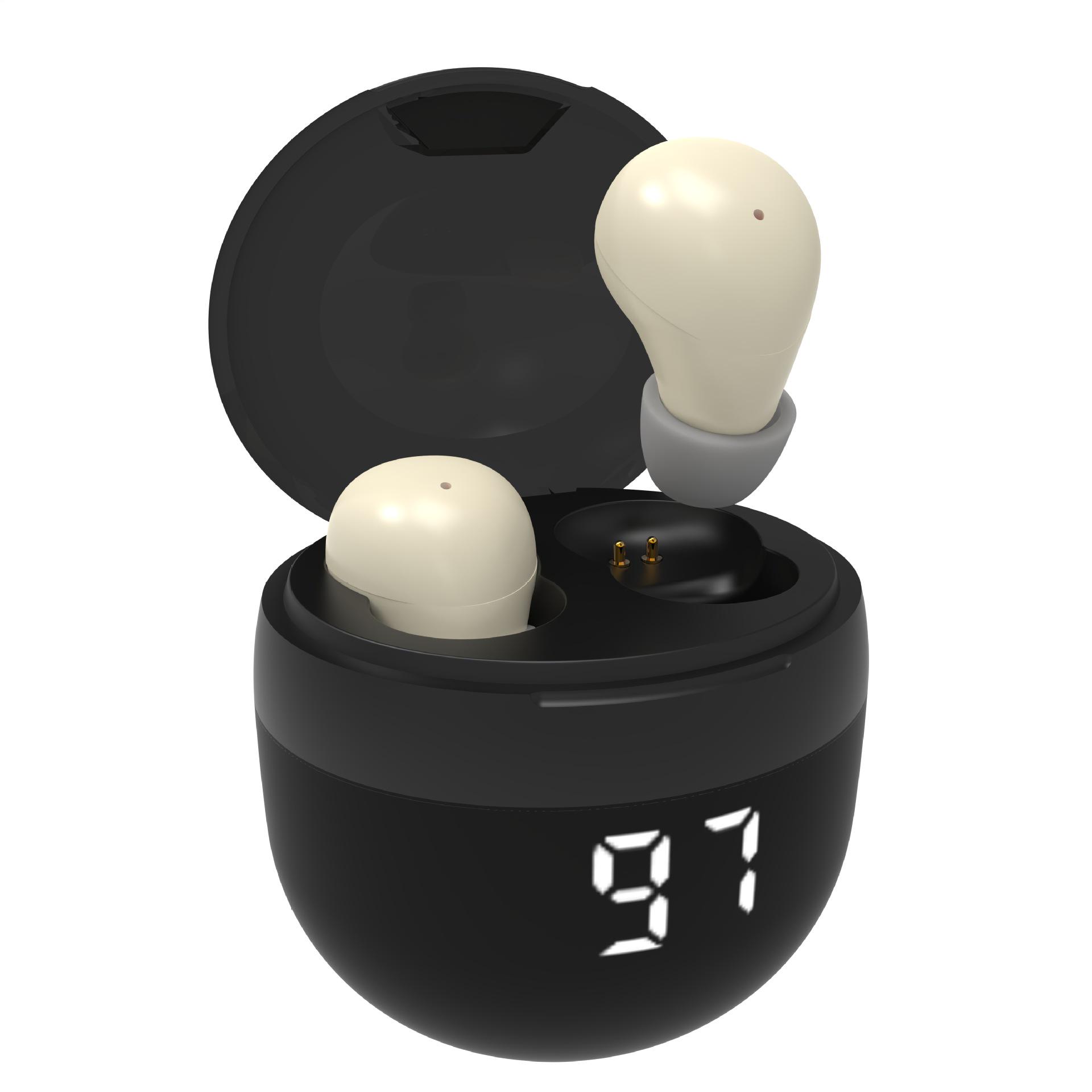 

SK18 Bluetooth Earbuds: In-ear with Digital Display, Long Battery Life, True Wireless, TWS with Large Capacity for Sleep.