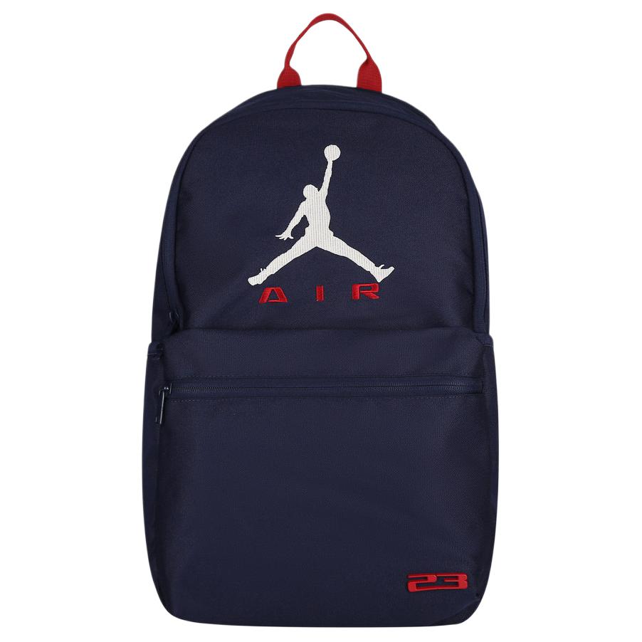 Jordan Sports Leisure Zipper Backpack Unisex Backpacks Navy-Blue JD2613017AD-002 Navy Blue