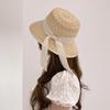 Panama hat fedora straw hat ribbon summer hat