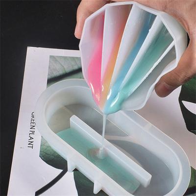 Silicone Distributing Cup Liquid Pigment Color Mixing Toning Dispensing Cup For Diy Epoxy Resin Crafts Jewelry Making Tools