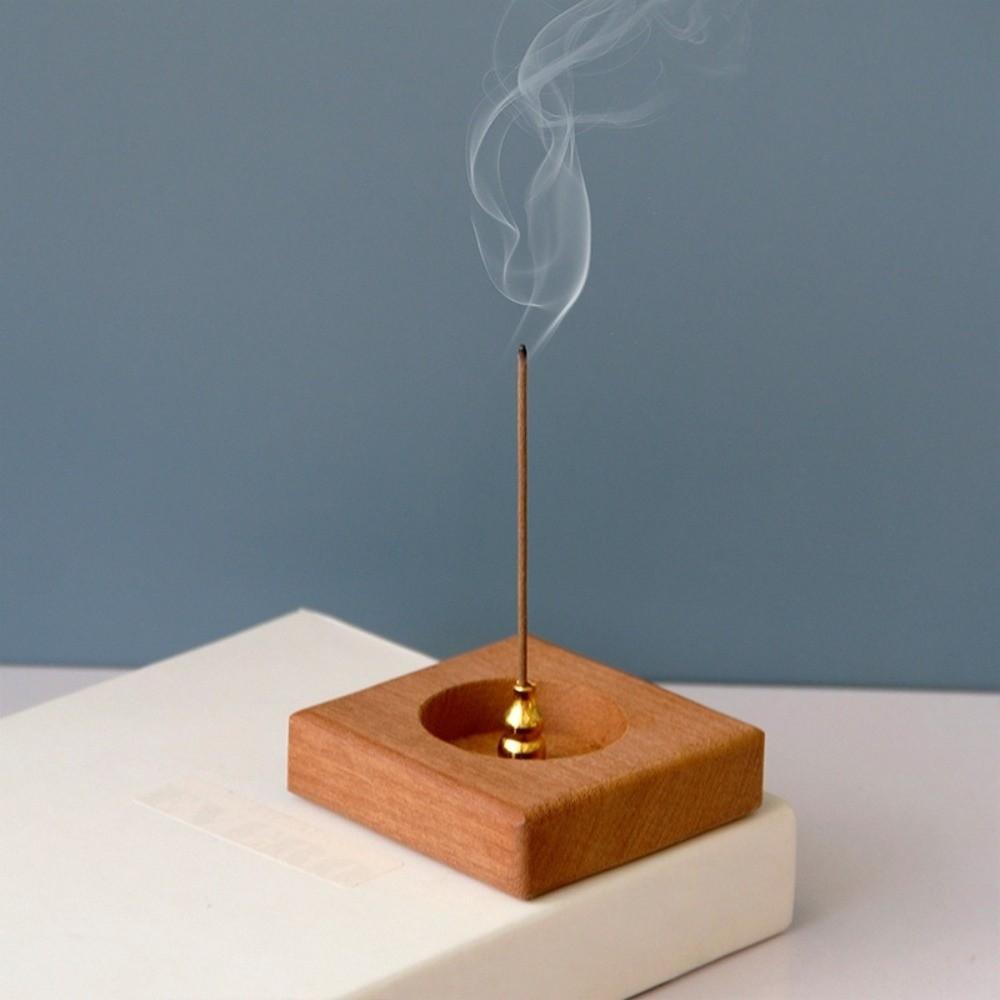 Wooden Incense Holder Meditation Agarwood Tray Decorative Incense Stick Burner  Tea Ceremony