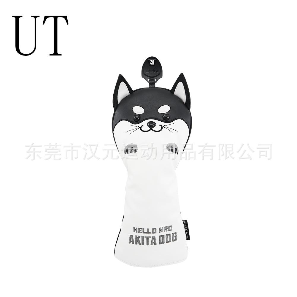 Golf club cover, protective cover, iron rod cover, Shiba Inu outdoor sports accessories