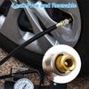 2 Stück 6mm Auto Reifenventil Clip Pumpe Düse Klemme Massivmessing Schnellkupplung Aufblasanschluss Auto Luftventil Aufblasgerät Pumpenadapter