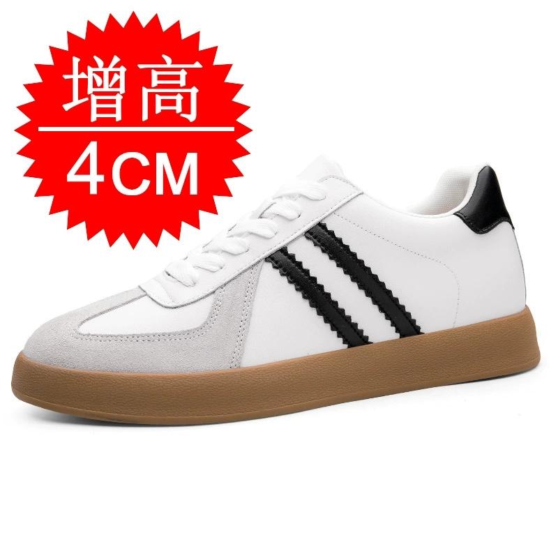 Height Increase Invisible 4 6 8cm Sports Sneakers Elevate Taller Lift Leather White Sneakers Casual Mens Elevator Shoes