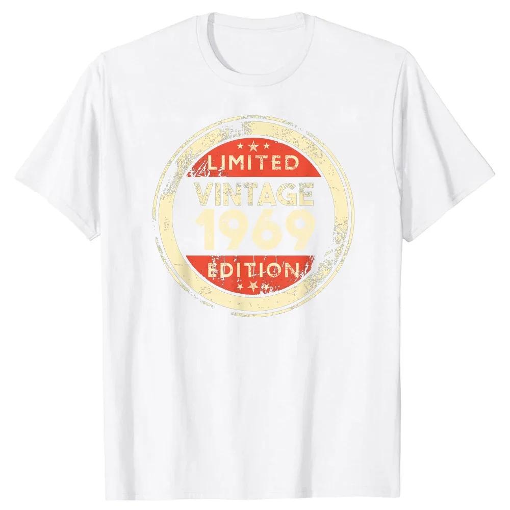 New Men 1969 Shirt 57 Years Old T Shirt Oversize Printed Casual Tee shirt Casual Short Sleeve Vintage Couples TShirt
