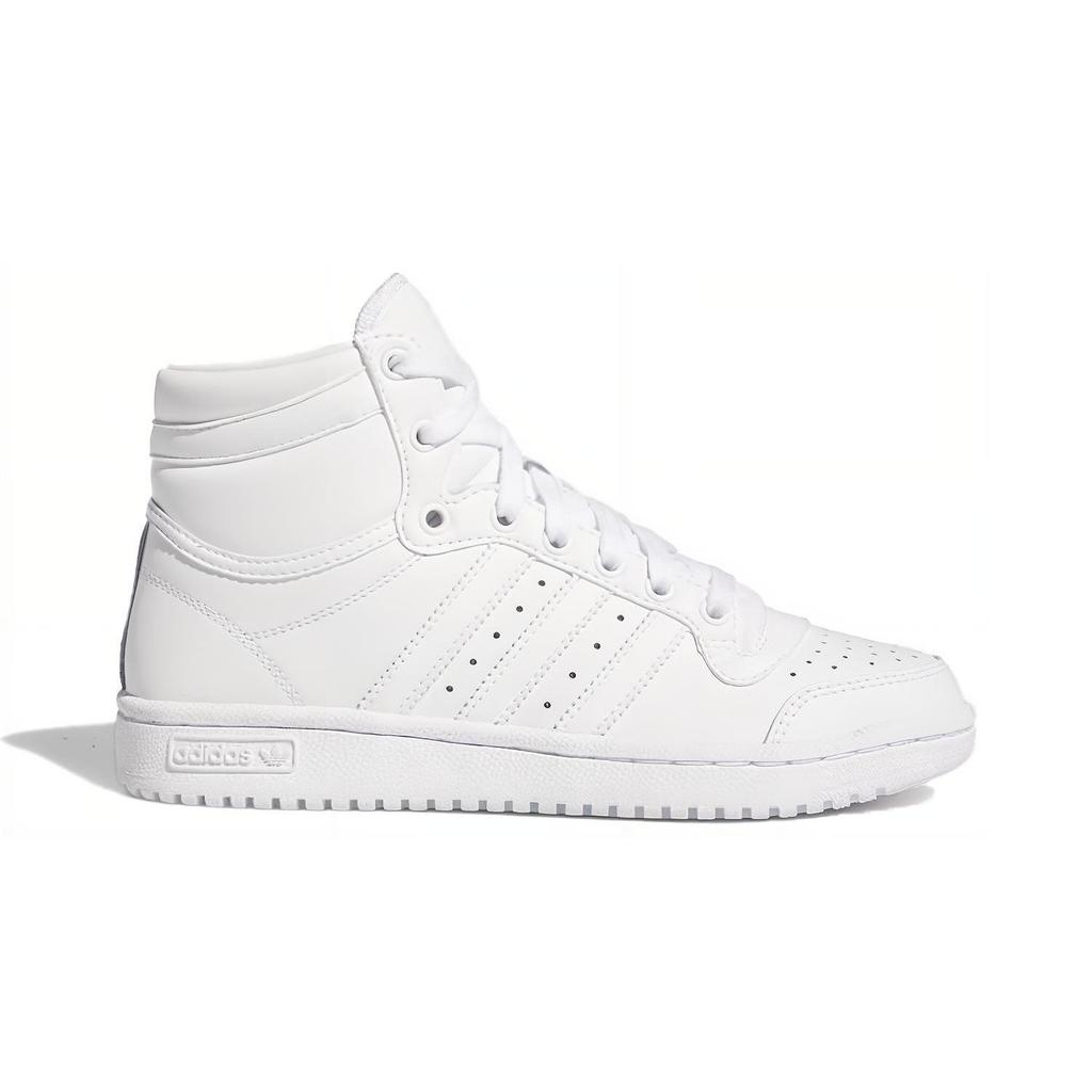 Adidas Originals Top Ten J Breathable High top Kids' Skateboarding Shoes White FW4997
