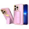 Premium Pink Kickstand Case for iPhone 12 Pro with Stand by Hurtel