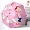 1pc Ducks Christmas Automatic Folding Umbrella - 8-Rib Automatic Open/Close, Large Canopy Birthday Festival Gift Yy251217150