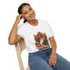 Unisex Softstyle T-Shirt Cat Throne Regal Judging Funny Humor Cute Pet Animal