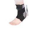 Fixierte verstärkte X-förmige Hilfsbandage für den Knöchel, Druck-Ankle-Brace, Sport, doppelte Aluminiumplatten-Unterstützung, atmungsaktiv, BOA-Drehverschluss, verstellbar, M