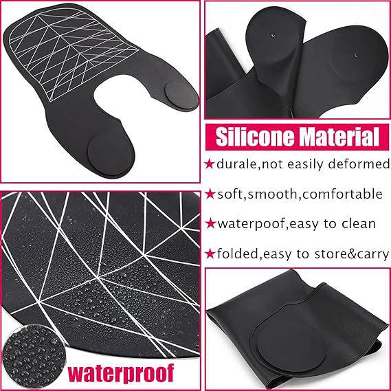 Silicone Striped Extra Long & Large Unisex Salon Hairdressing Cape