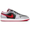 Jordan 1 Nízká Černá Světle Šedá Gym Red 553558-060