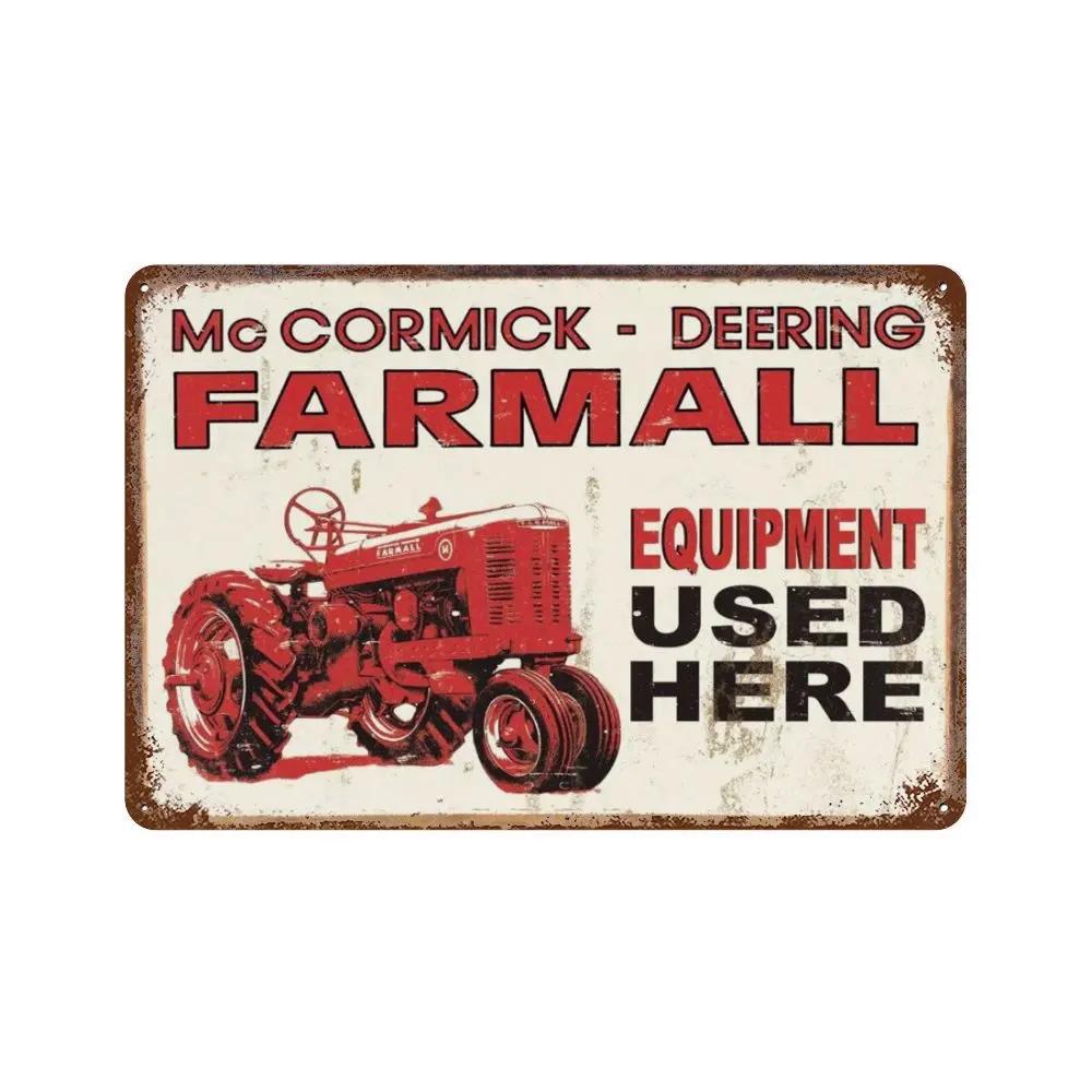 

Desperate Enterprises Металлическая табличка McCormick Farmall Cub - Ностальгический Винтажный Металлический Декор для Стен 30x40cm(11.8x15.7inch)